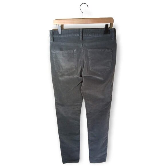 SEVEN7 Gray Corduroy Ultra High Rise Skinny Pants Size 6 - Picture 3 of 4